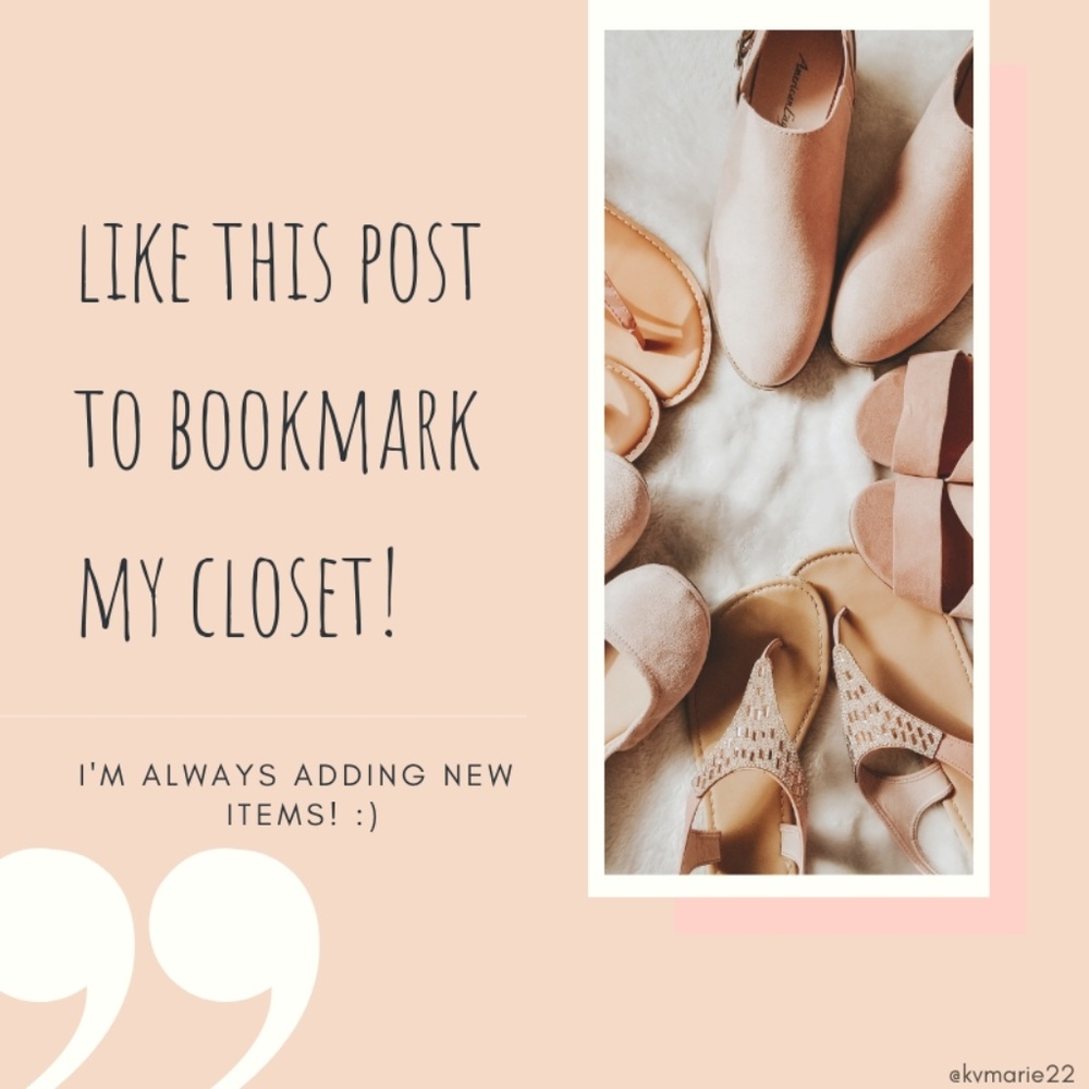 💫 Bookmark my closet here!